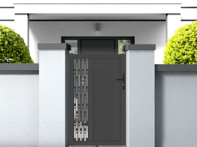 portillon pvc sur mesure Portillon pvc sur mesure Gefradis